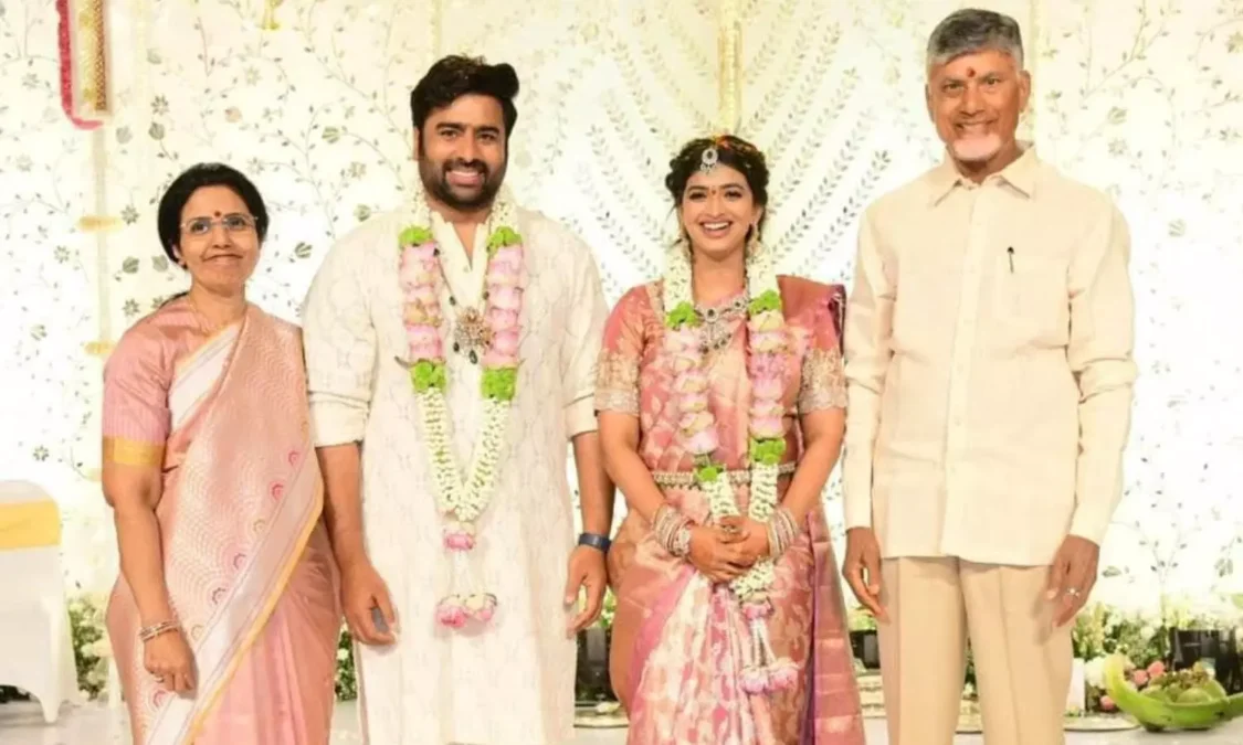 Telugu Actor Nara Rohith took a significant step in his personal life by getting engaged to his co-star Sireesha Lella. 1 Telugu actor Nara Rohith took a significant step in his personal life by getting engaged to his co-star Sireesha Lella.